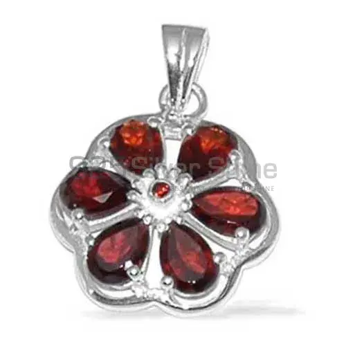 925 Sterling Silver Handmade Pendants In Garnet Gemstone Jewelry 925SP1371