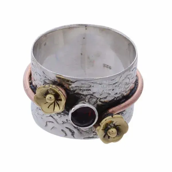 925 Sterling Silver Rings In Genuine Black Onyx Gemstone 925SR3682_0