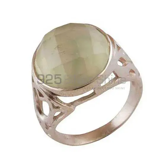 925 Sterling Silver Rings In Genuine Chalcedony Gemstone 925SR3876_1
