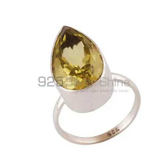 Sterling Silver Anniversary Citrine Rings 925SR3525_1