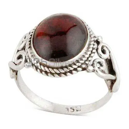 Garnet Gemstone Sterling Silver Engagement Rings 925SR2957_1