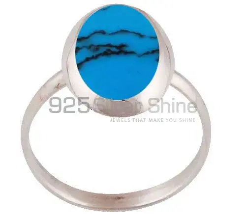 925 Sterling Silver Rings In Genuine Turquoise Gemstone 925SR2878_0