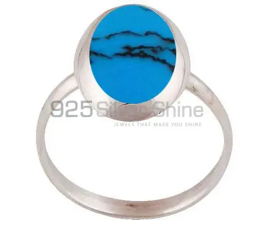 925 Sterling Silver Rings In Genuine Turquoise Gemstone 925SR2878_1
