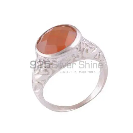 925 Sterling Silver Rings In Natural Carnelian Gemstone 925SR3953_1
