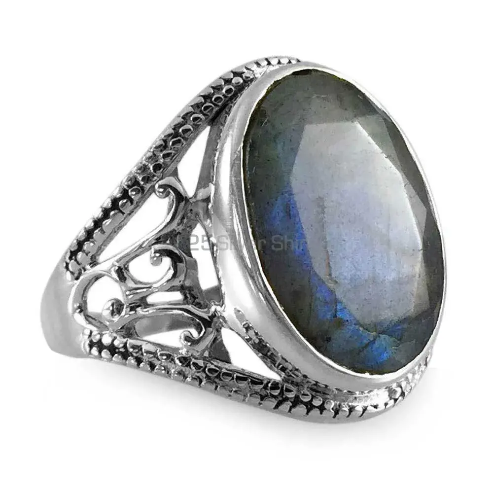 925 Sterling Silver Rings In Semi Precious Labradorite Gemstone 925SR3839_1