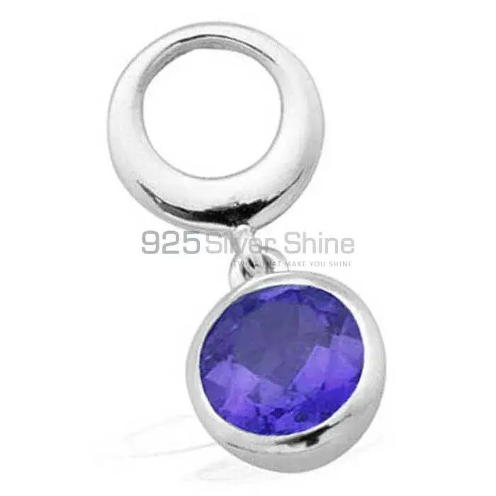 Amethyst Gemstone Handmade Pendants In Solid Sterling Silver Jewelry 925SP1602_0