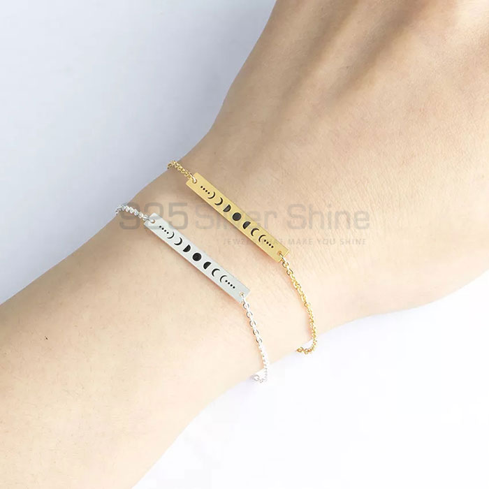 Bar Moon Phase Bracelet In 925 Sterling Silver MOMB380_0