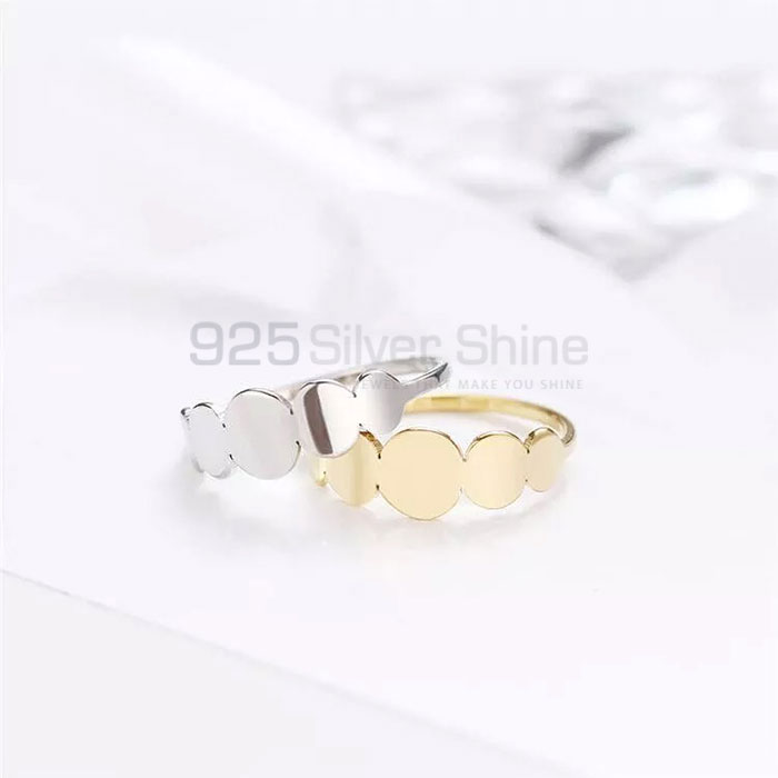 Circle Moon Sterling Silver Ring Jewelry MOMP399_0