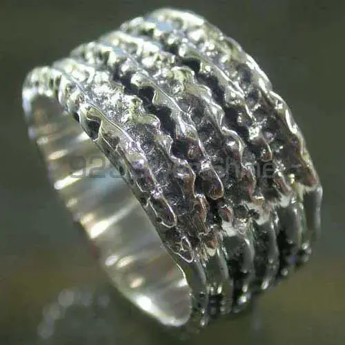 Custom Plain Fine Silver Rings Jewelry 925SR2526_0