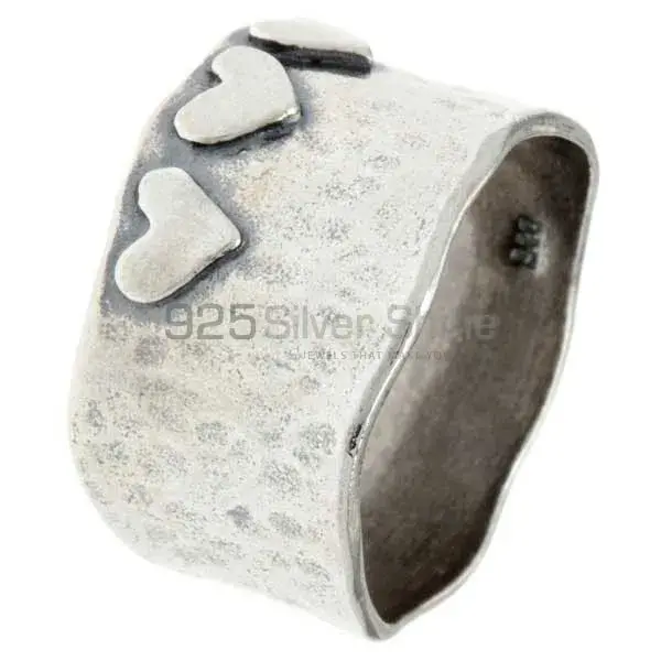 Custom Plain Fine Silver Rings Jewelry 925SR2721_0