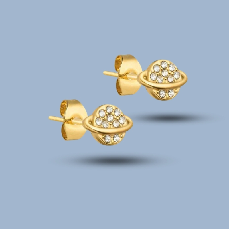 Cz Gemstone With 925 Sterling Silver Minimalist Stud Earring 925She241