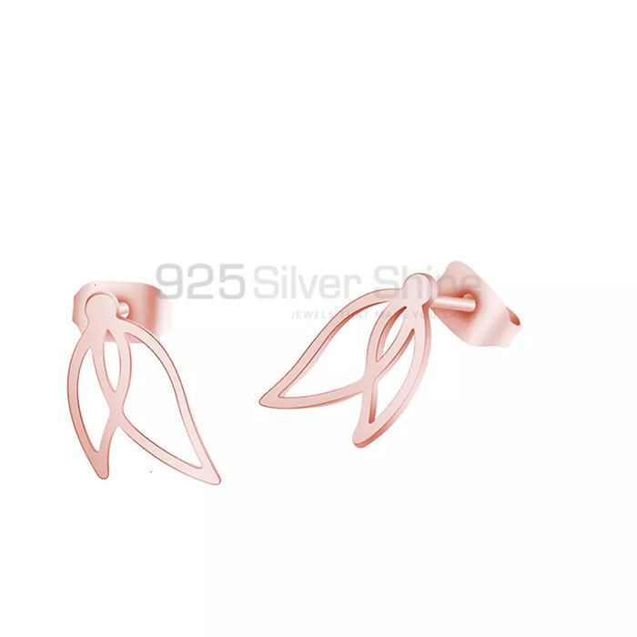 Flower Minimalist Stud Earring In 925 Silver FWME203_1