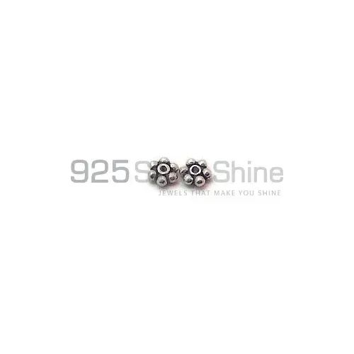 Handmade 925 Sterling silver 1.3x3.5mm Round Spencer Beads .Sold Per Package of 10-925SSB106