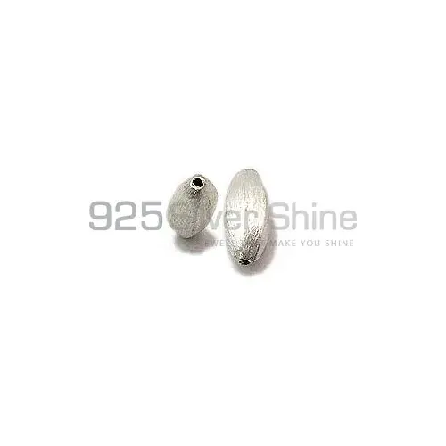 925 Sterling silver 14.2x5.9x6.5mm Tube Brushed Beads .Sold Per Package of 10-925SBRUSB107