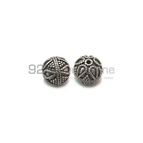 925 Sterling silver 16.4x16.8mm Round Big Beads .Sold Per Package of 5-925SBIGB108