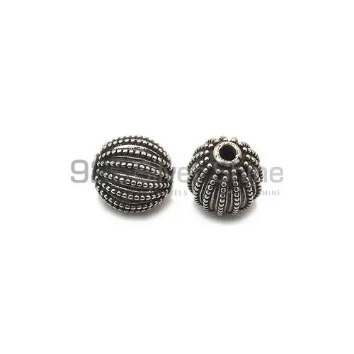 925 Sterling silver 18.3x16.9mm Round Big Beads .Sold Per Package of 5-925SBIGB109