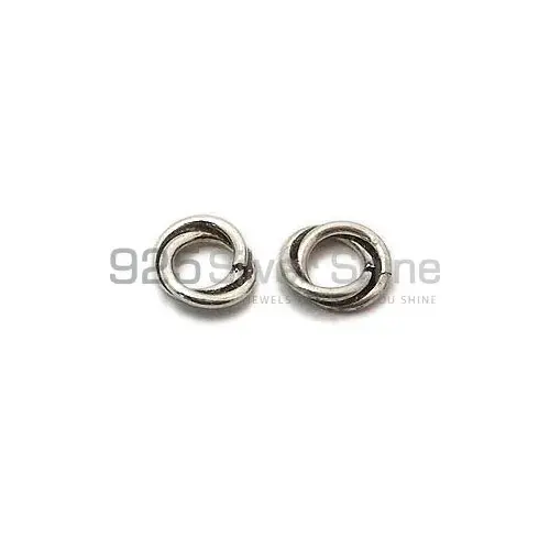 Handmade 925 Sterling silver 2.5x3.3x8mm Round Spencer Beads .Sold Per Package of 10-925SSB105