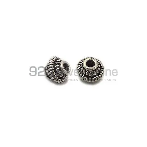 Handmade 925 Sterling silver 7.4x8.8mm Lettuce Spencer Beads .Sold Per Package of 10-925SSB104