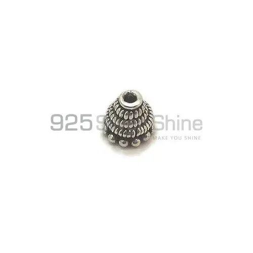 925 Sterling silver 8.5x9.4mm Cone Beads .Sold Per Package of 10-925SC103