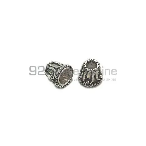 925 Sterling silver 9.5x10.8mm Cone Beads .Sold Per Package of 10-925SC104
