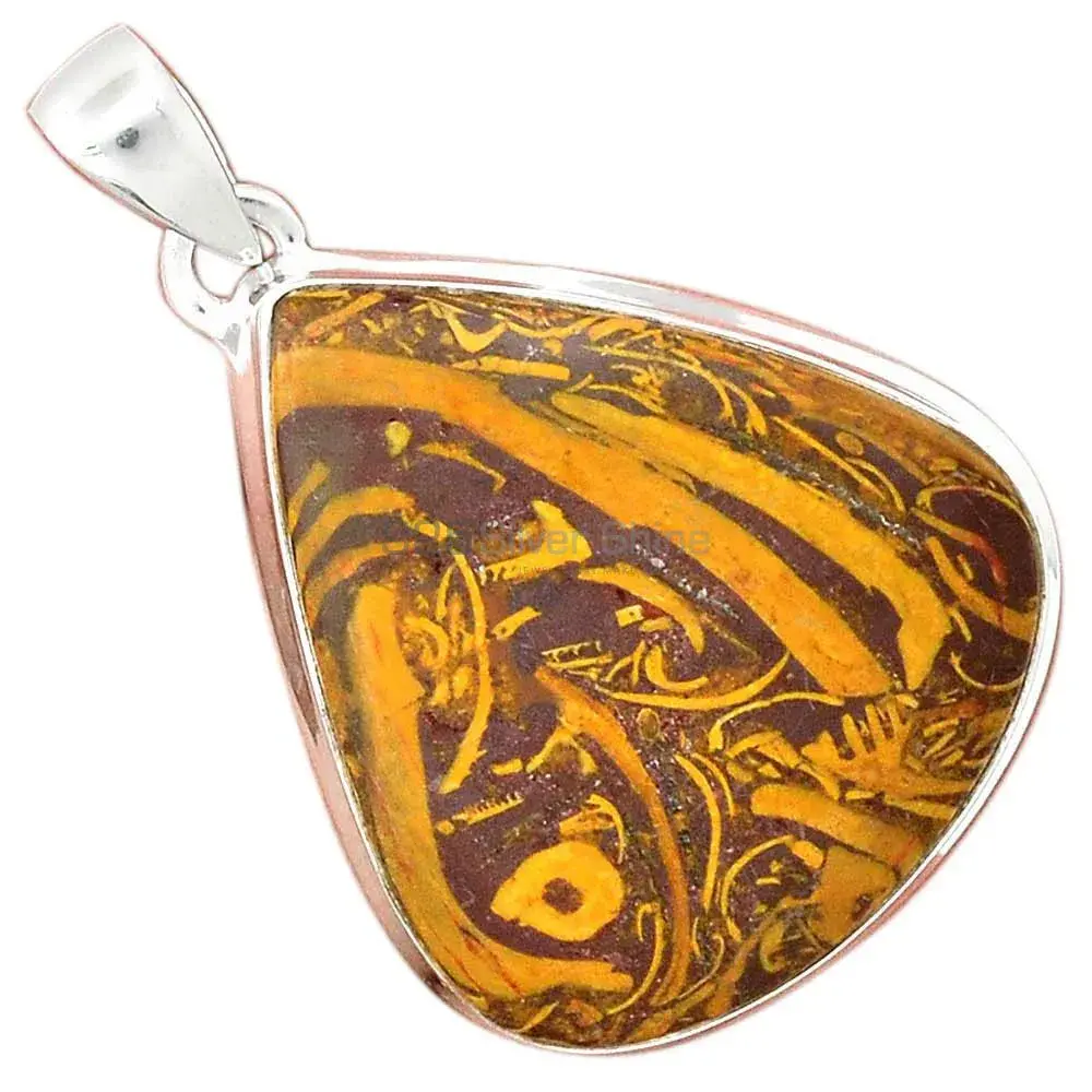 Miriam Jasper Gemstone Pendants In Fine Sterling Silver Jewelry 925SP136_10