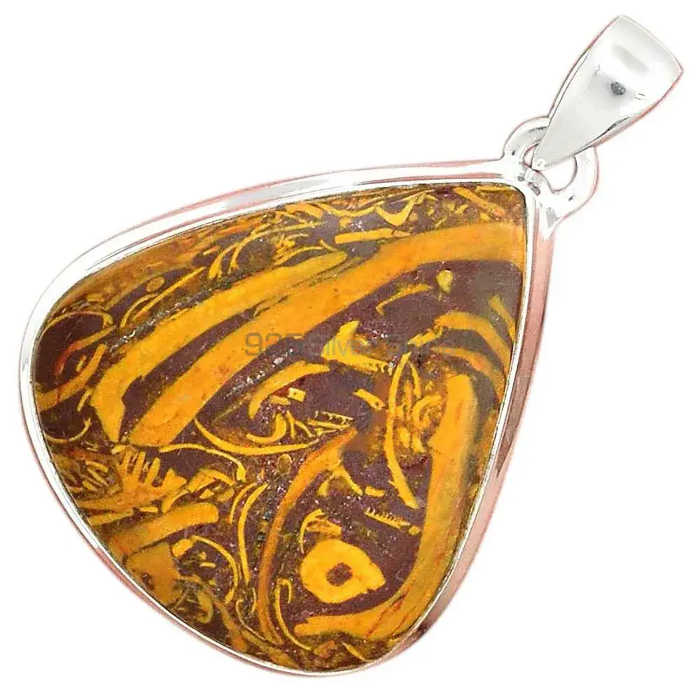 Miriam Jasper Gemstone Pendants In Fine Sterling Silver Jewelry 925SP136_8