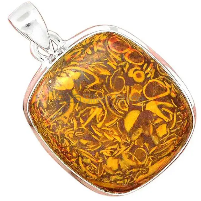 Miriam Jasper Gemstone Pendants In Fine Sterling Silver Jewelry 925SP136_9