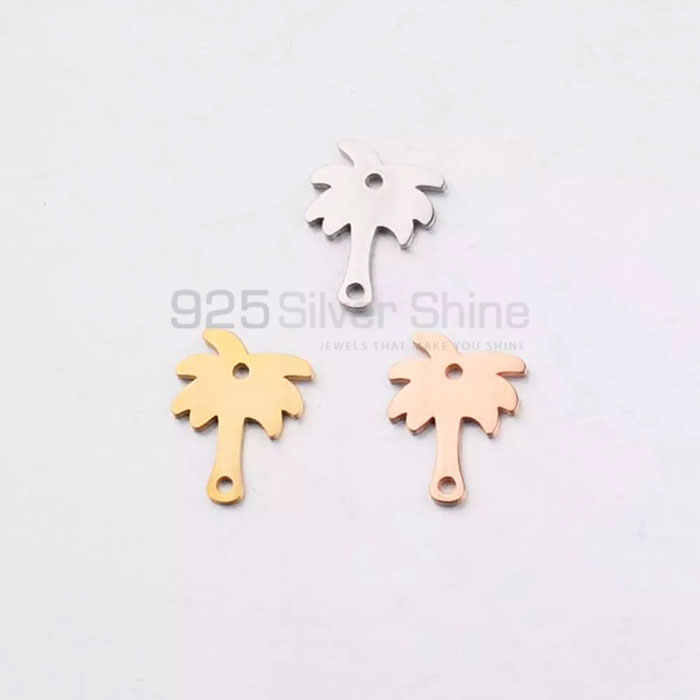 Palm Tree Charm Pendant In Sterling Silver TOLMP596_0