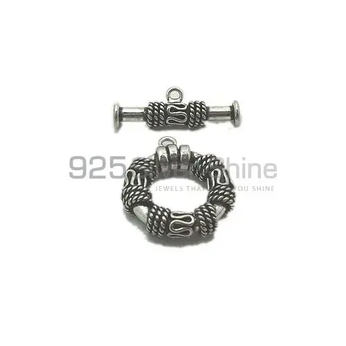 Sterling Silver 31.8x25.1x6.4mm Round Large Size Toggle. Sold per pkg of 2. 925LST110