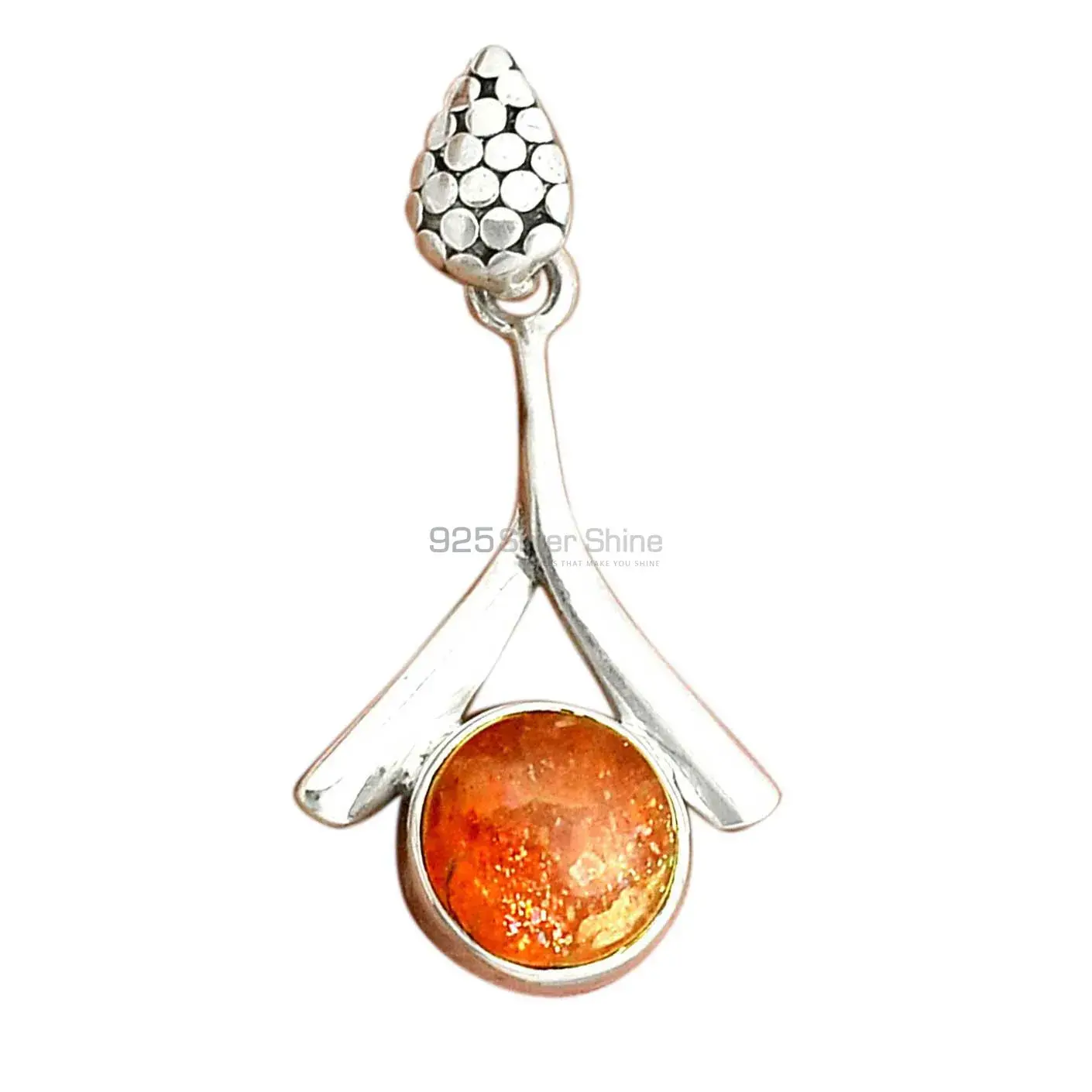 Sunstone Pendants In 925 Solid Silver Jewelry 925SP45-1_2
