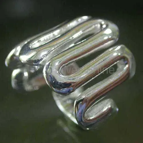 Plain Solid Sterling Silver Rings Jewelry 925SR2646_0