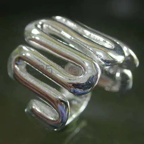 Plain Solid Sterling Silver Rings Jewelry 925SR2646_1