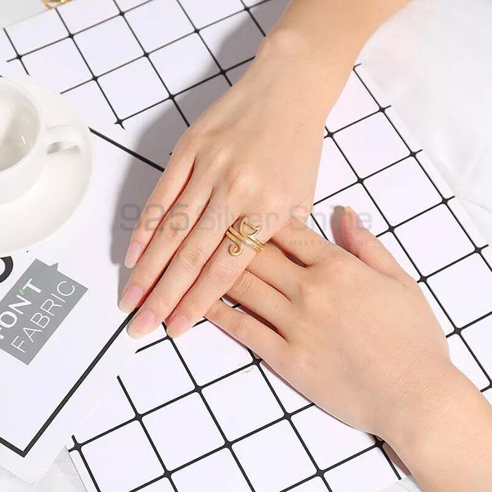 Wrap Ring, Animal Minimalist Rings In 925 Sterling Silver AMR307_1