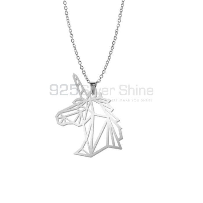 Zebra Necklace, Animal Minimalist Necklace In 925 Sterling Silver AMN220